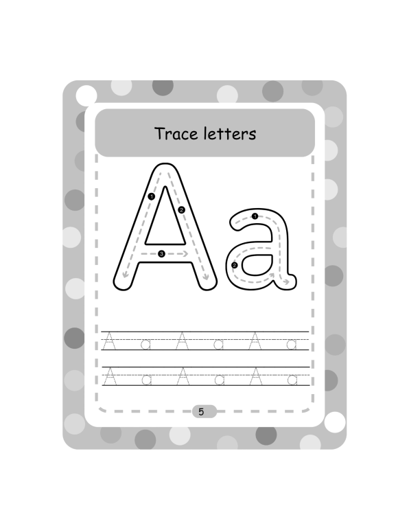 Kindergarten Tracing Letters, Words & Sentences